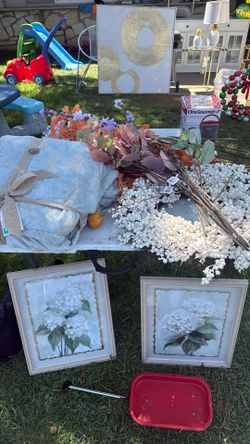 Things for sale furniture, clothing, and decor