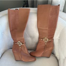 Genuine Leather Boots 8.5 Like New 