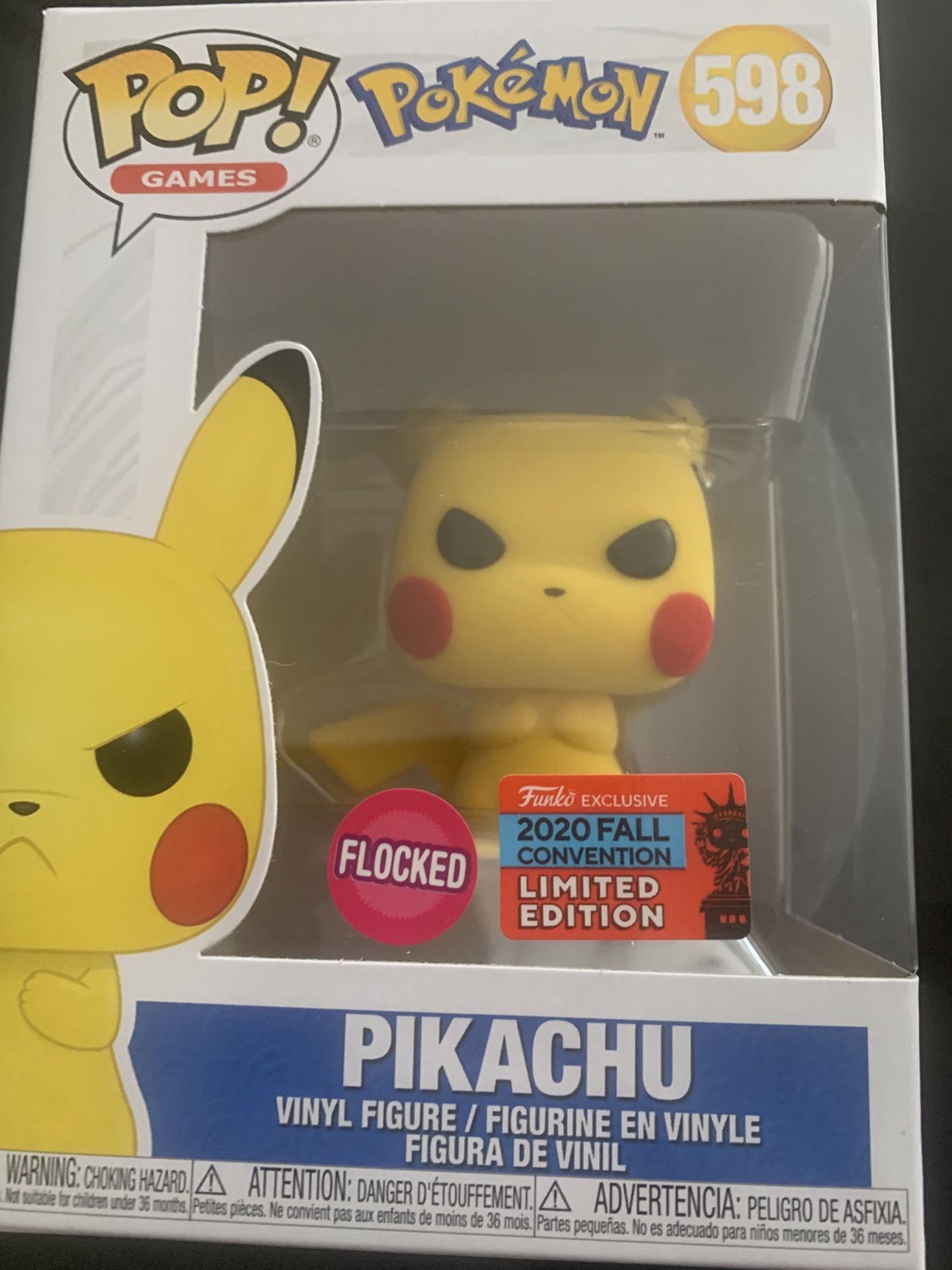 Funko POP! Games: Pokemon - Pikachu [Flocked] #353 Exclusive