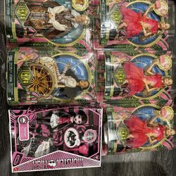 Wicked 2024 Mattel Misprint dolls Lot Of 5 + 1 draculaura 
