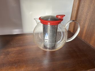 FORLIFE Glass Teapot With Basket Infuser 