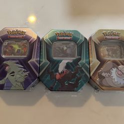 Pokemon tin $30 Each
