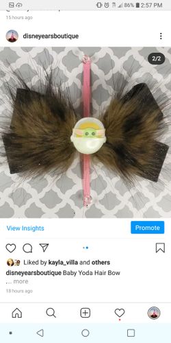 Disney themed hair bows (buy one get one 1/2 off)