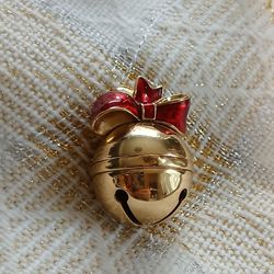 Estee Lauder Beautiful Solid Perfume Compact Jingle Bell  Holiday 2007