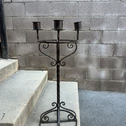 Iron Candle Holder 
