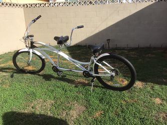 Tandem Bike!Hardly Used Big Leather Cushion Seats Must See Excellent Condition!!!