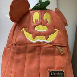 Disney Mickey Mouse Pumpkin Halloween Loungefly Backpack