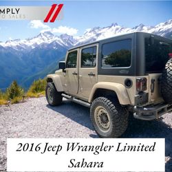 2016 Jeep Wrangler Limited Sahara 4x4 