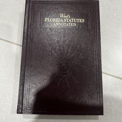 West Florida Statutes Annotated 