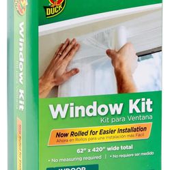 New. Duck Brand Window Insulation Kit