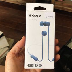 Sony WI-C100 Blue Wireless Ear Buds