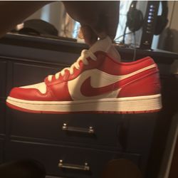 Jordan 1 Low Gym Red And White