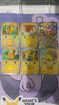 Pikachu Pokemon Cards 30th