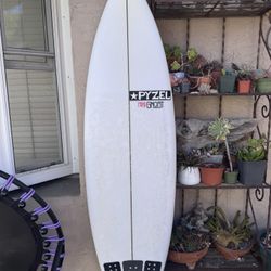 5’11 Pyzel Mini Ghost Round Tail Surfboard 