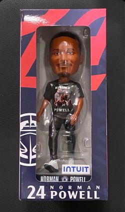 Norman Powell Limited Edition Bobblehead LA Clippers SGA 2024 • Chicago Bulls | New, Never Displayed