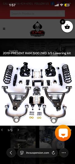 3/5 IHC Suspension Drop Kit For Ram 1500 2wd