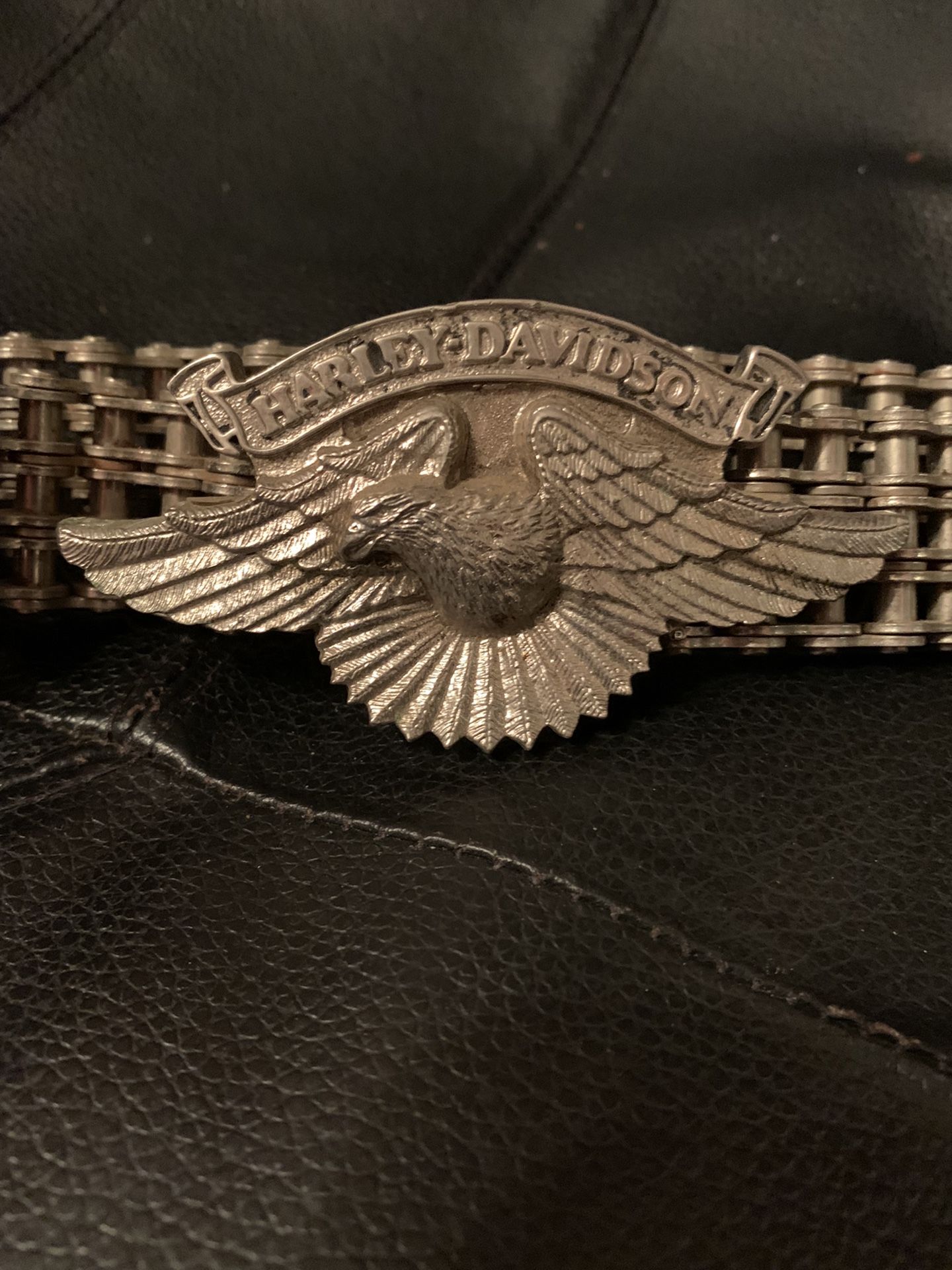 Vintage.. Rare. HARLEY DAVIDSON Chain Belt.