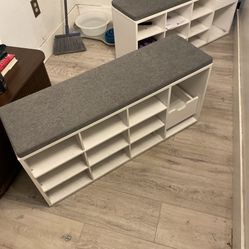 Show Storage/seating Shelves