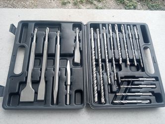 SDS PLUS- 17pcs Chisel & Drill Bit Set