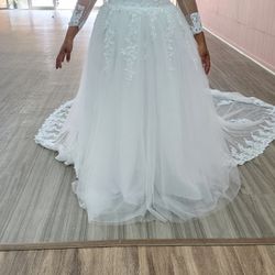 Wedding Dress M/L/XL Corset