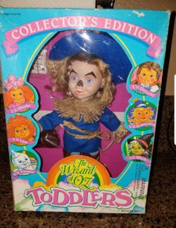 Vintage Wizard Of Oz Toddler Doll Scarecrow