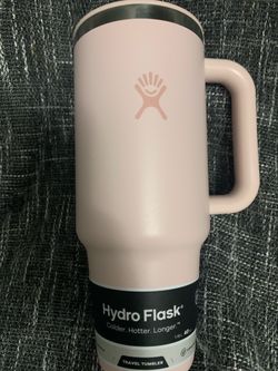 New Hydro Flask Blush light pink travel mug