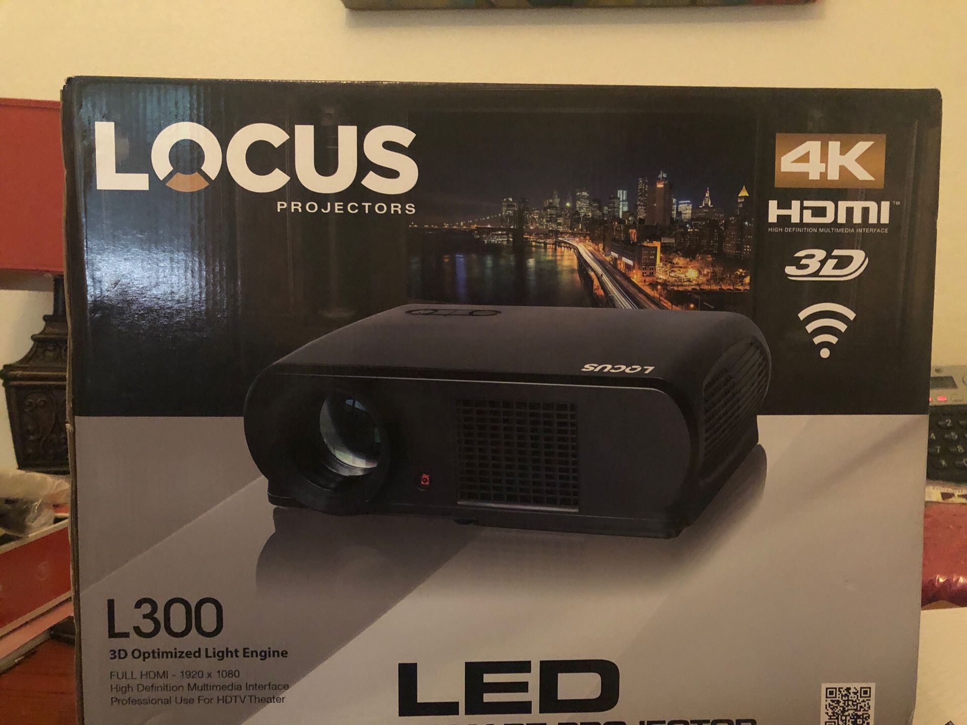 Locus Projector 4K- Brand New in Box-Never Opened