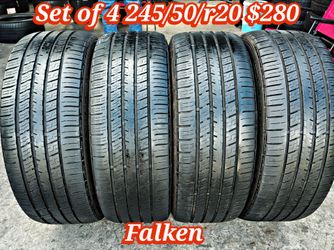 Set of 4 falken 245/50/r20 ‼️ free instalation and balance ‼️