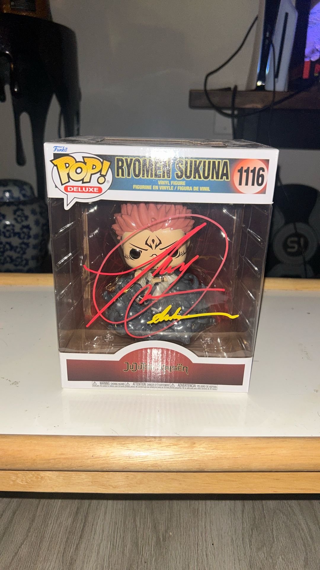 Ryomen Sukuna Signed Funko Pop