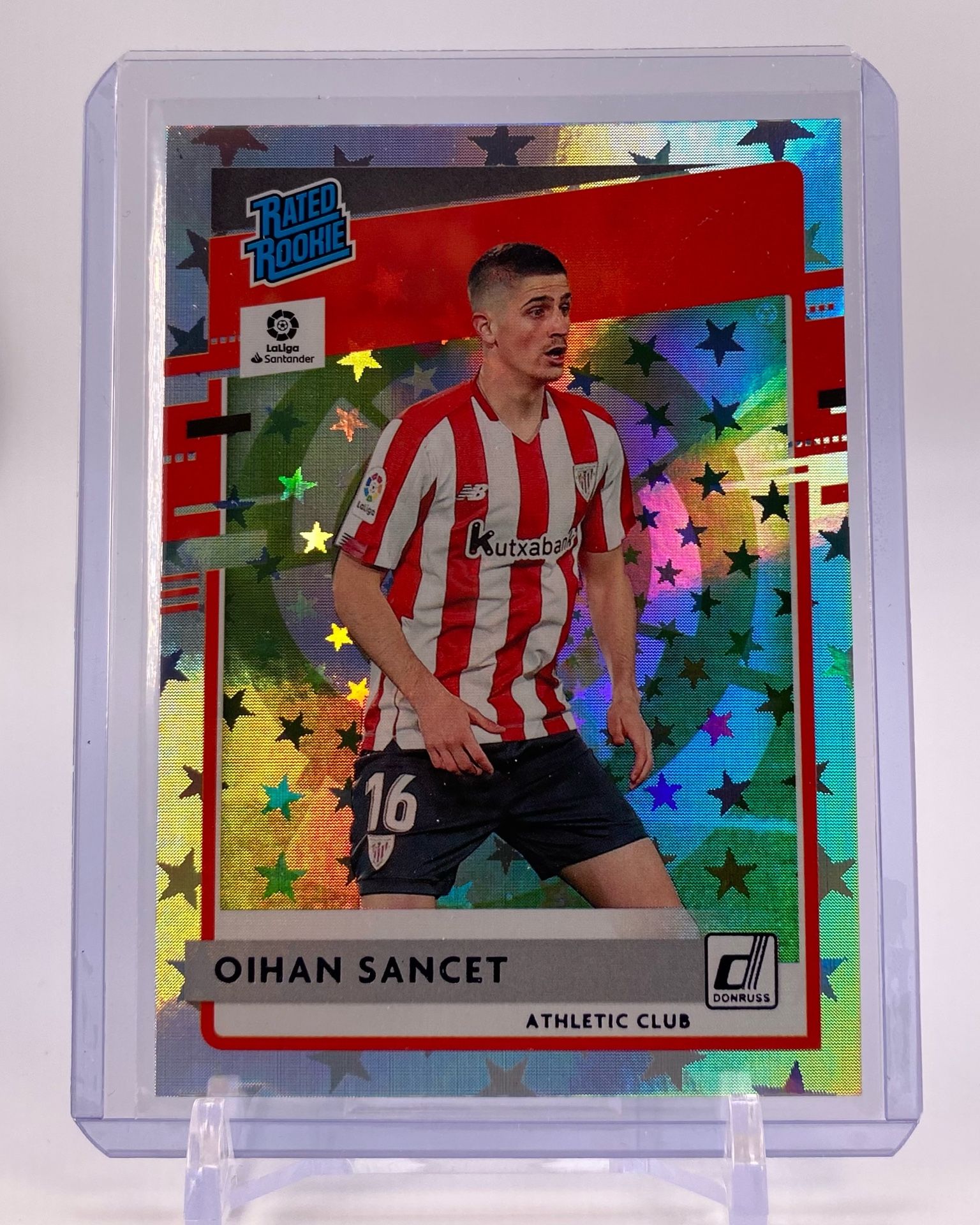 2020-21 Chronicles Donruss Rated Rookie RC Purple Astro #1 Oihan Sancet