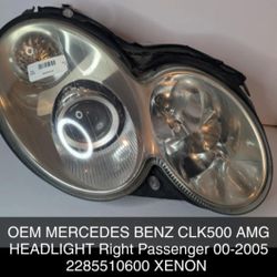 🔥🔥 OEM MERCEDES BENZ CLK500 AMG HEADLIGHT Right Passenger 2000 To 2005 - $275