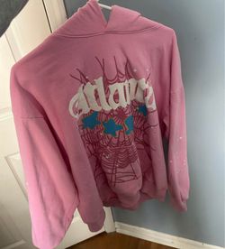 Pink Atlanta Sp5der Hoodie
