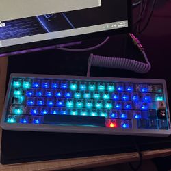 Lucky65 Custom Built Gateron Pro V3 Pro Silver Switches 