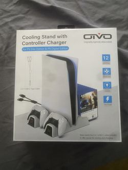 PS5  Cooling Stand  With Controller Charger 