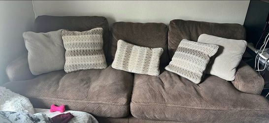 Nice brown couch