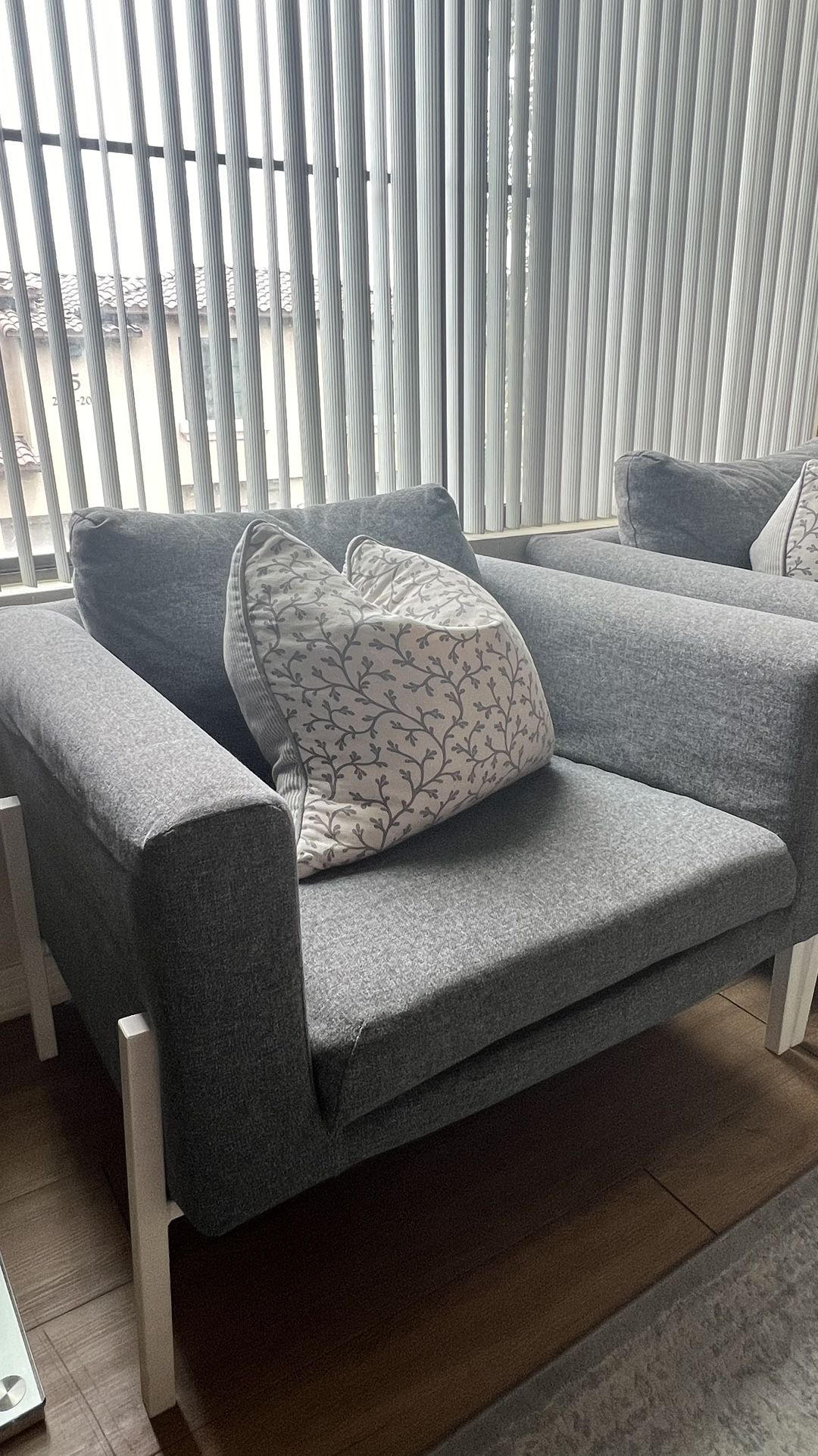IKEA armchair , dark gray 