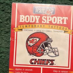 Chiefs Temporary Tattoo 