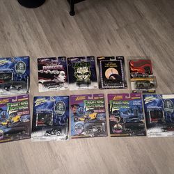 Lot of Horror Johnny Lightnings and Hot Wheels