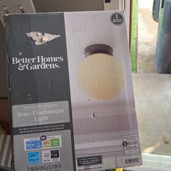 Semi Flush Mount Light 