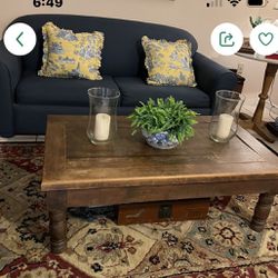 Coffee Table, Sleeper Sofa And Carpet