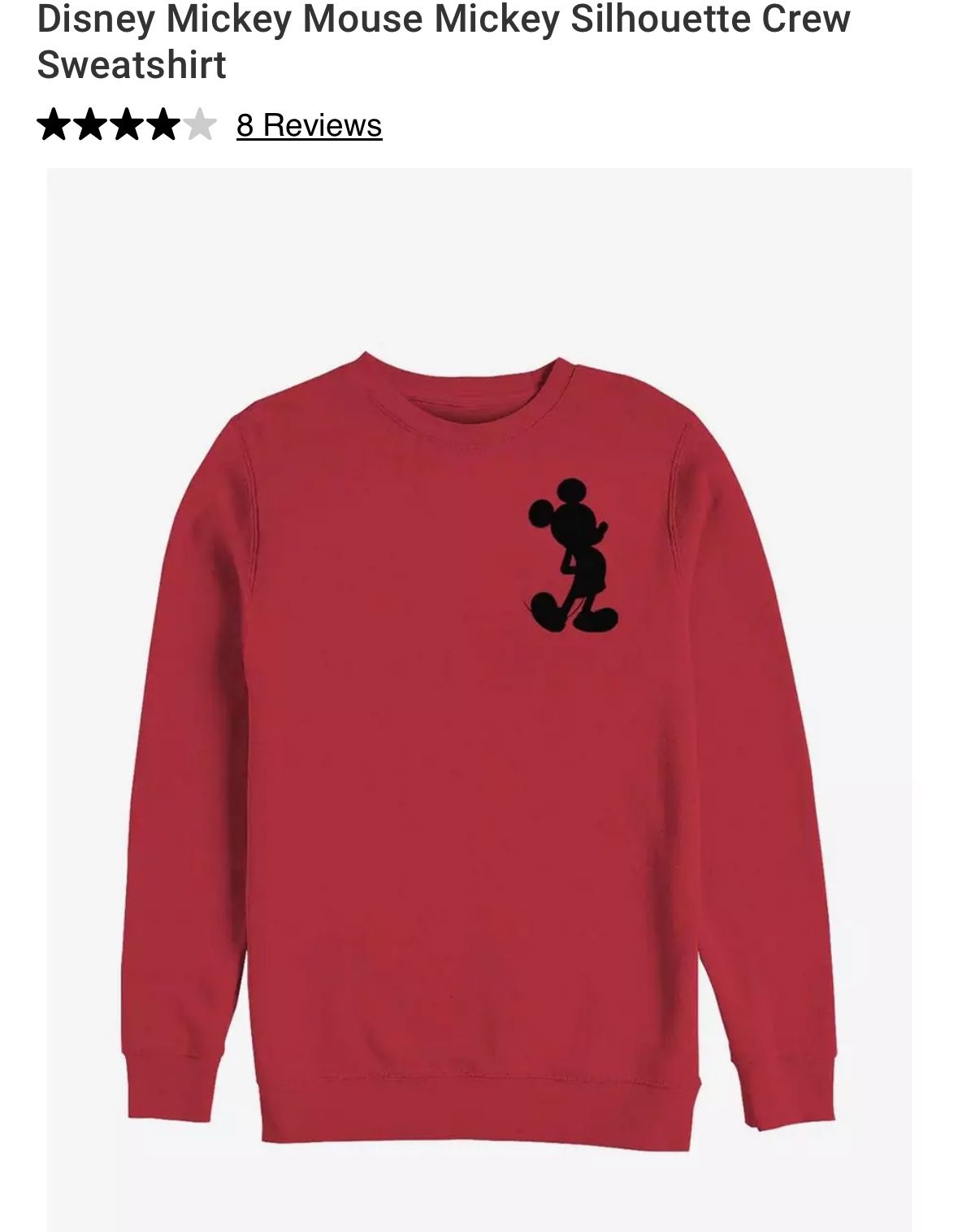 Mickey Mouse sweatshirt in Men size “S/M”