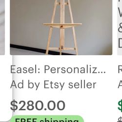 Art EASEL AND ART DISPLAY