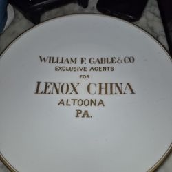 Lenox Vintage Collectible Plate
