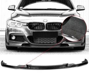12-18 BMW F30 H-Style Front Bumper Lip Carbon Fiber