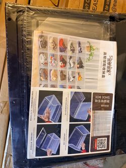 Clear Stackable Shoe Storage Box