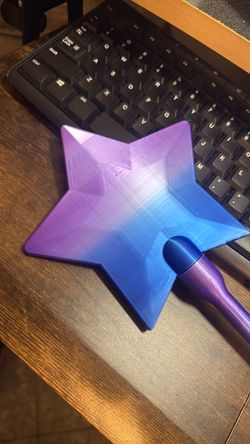 3D printed Star credit card holder