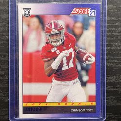 2021 Panini Score Jaylen Waddle Rookie Football Card #TB7