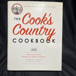 2008 The Cooks Country Cookbook Recipes Hardcover Americas Test Kitchen Book VG 