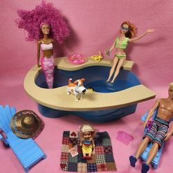 Barbie Pool Party Playset 