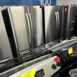 Triple Door Stainless Refrigerator Sale 